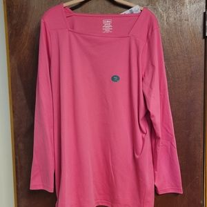 L.L. Bean Pink Long Sleeve Tee